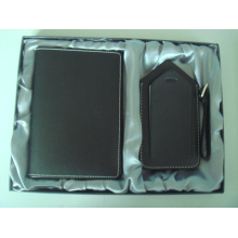Leather Giftset, Luggage Tag and Passport Holder